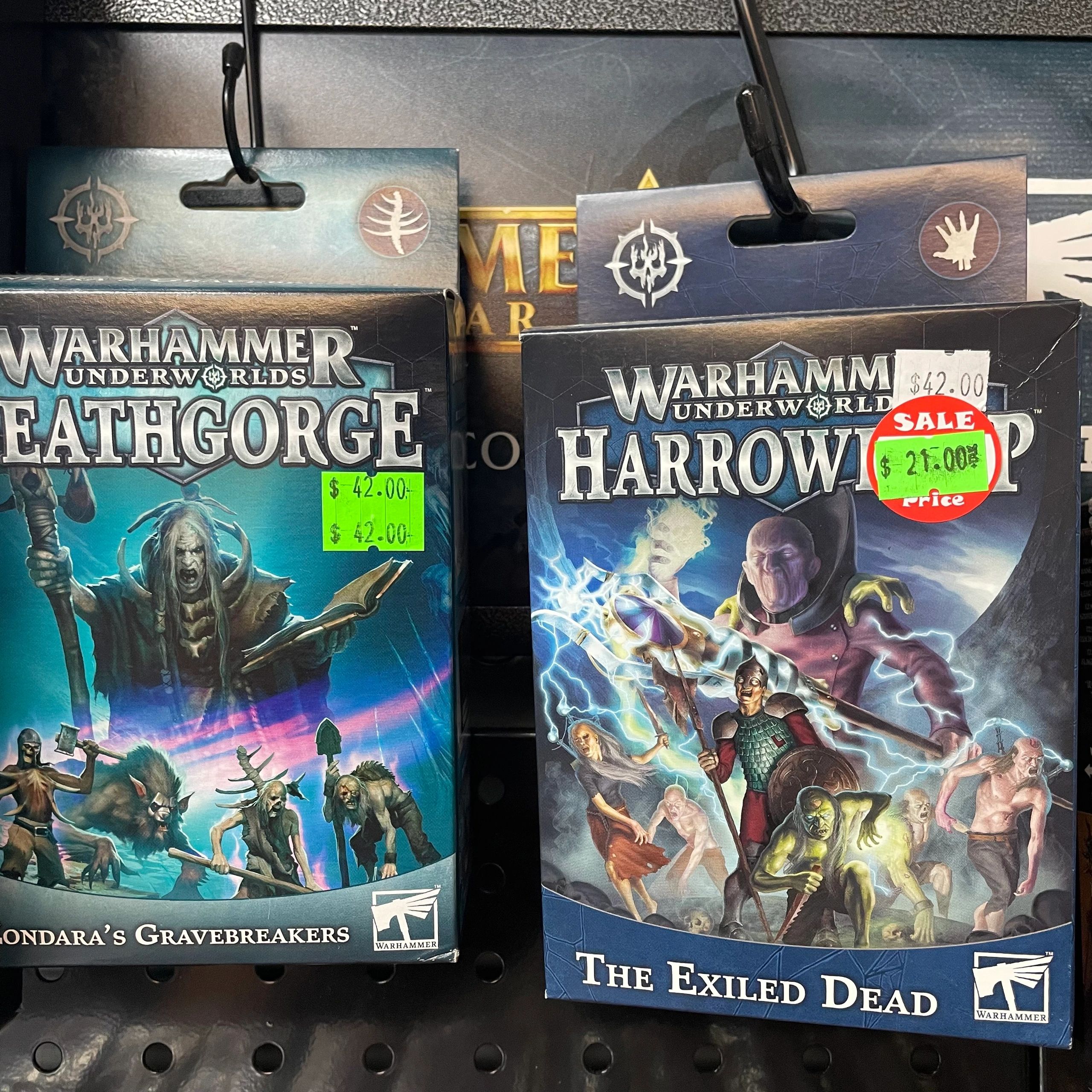 Warhammer Underworlds game sets Deathgore and Harrowdeep on sale