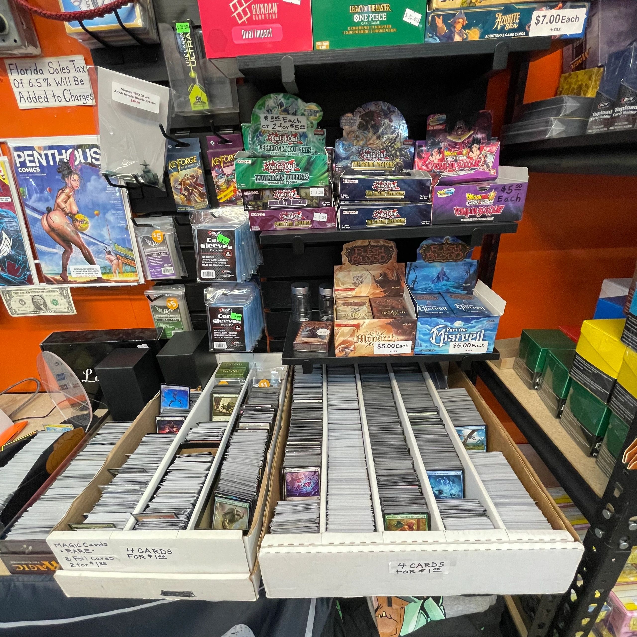 Magic The Gathering cards, common and rare